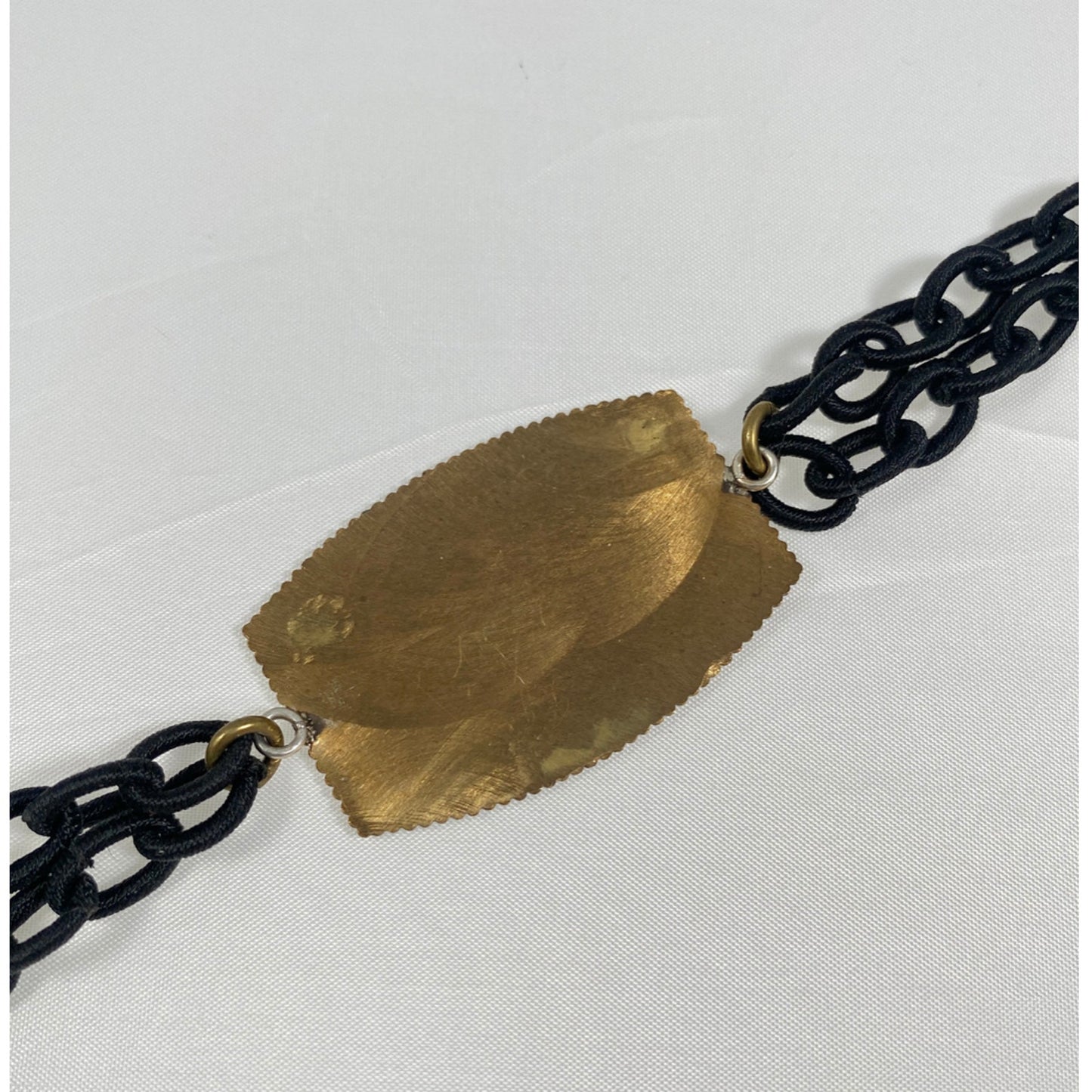 Vintage French Enamel Pendant Bracelet