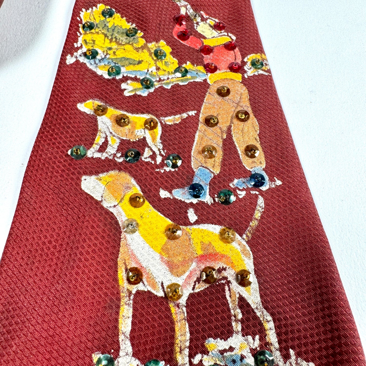 1940's Vintage Silk Hunting Tie