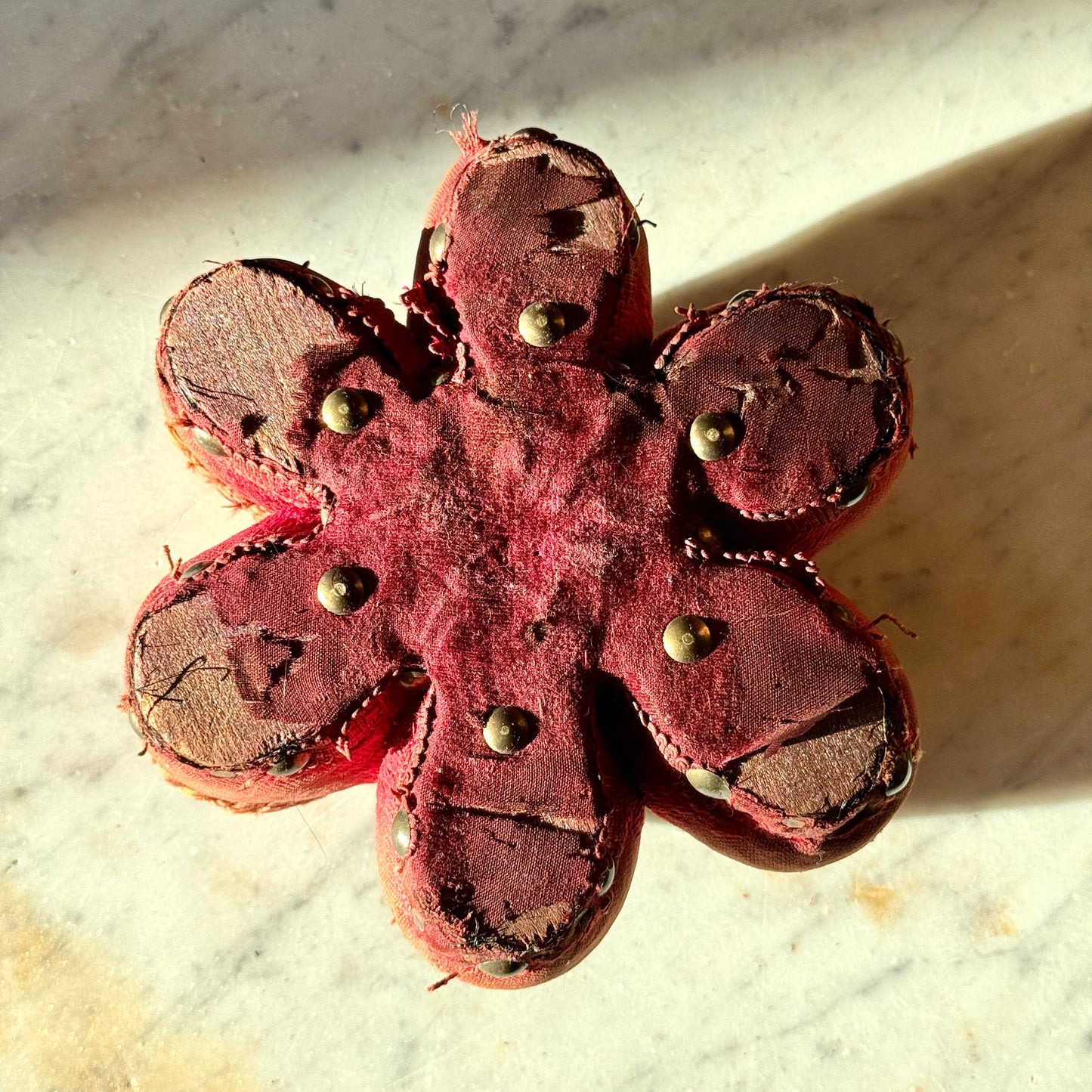 Late 19c. Victorian Velvet Pincushion