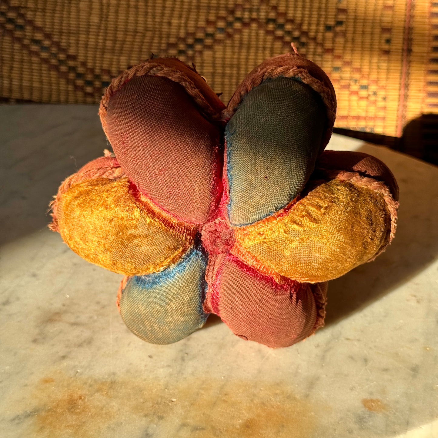 Late 19c. Victorian Velvet Pincushion