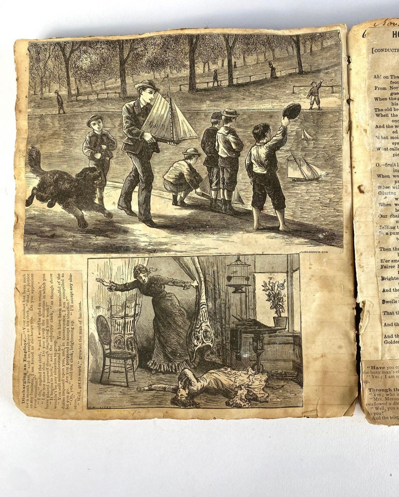 Victorian Scrapbook Beautiful Images 1830-80's