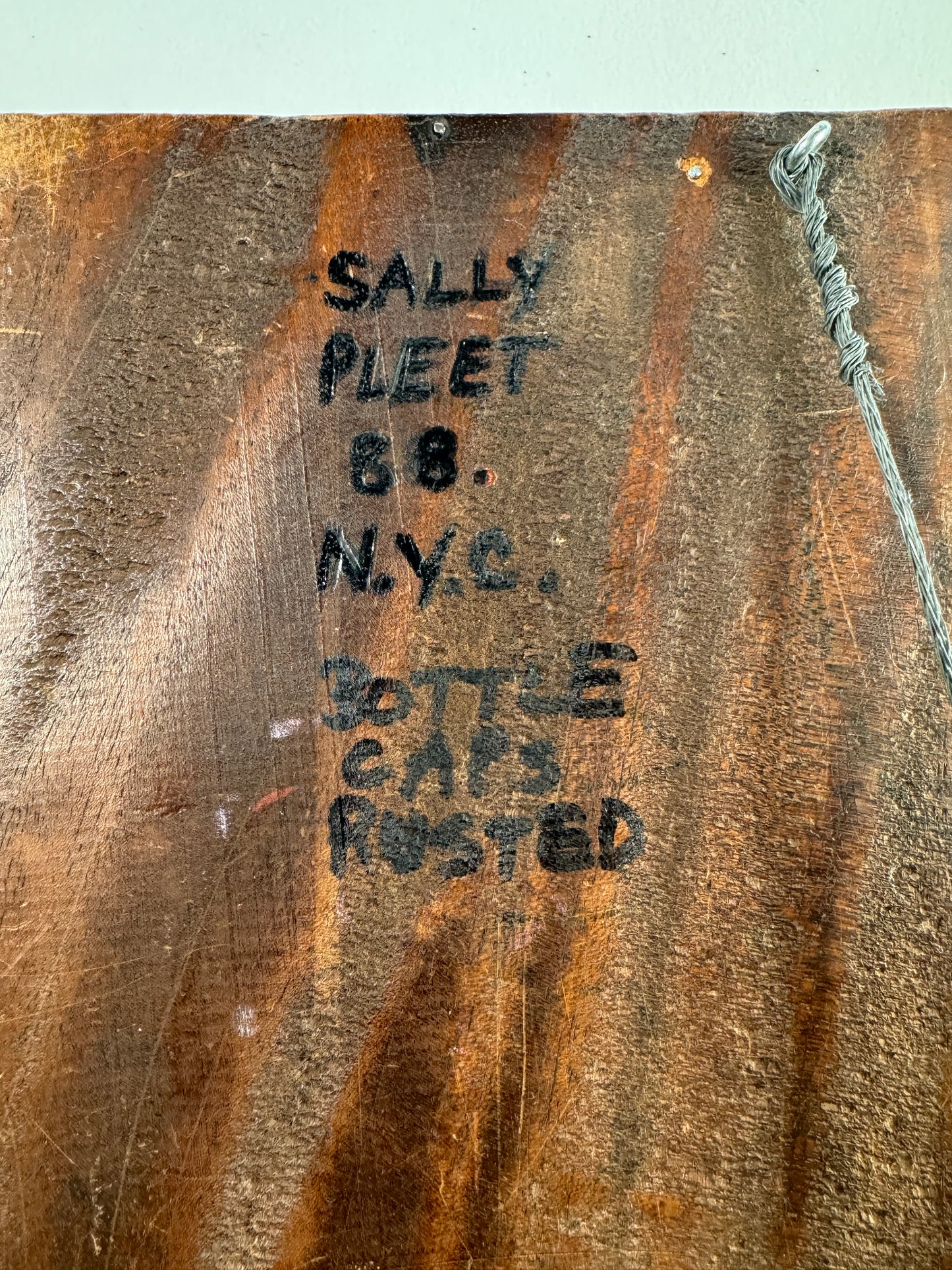 Bottle Cap Collection Art Box Sally Fleet