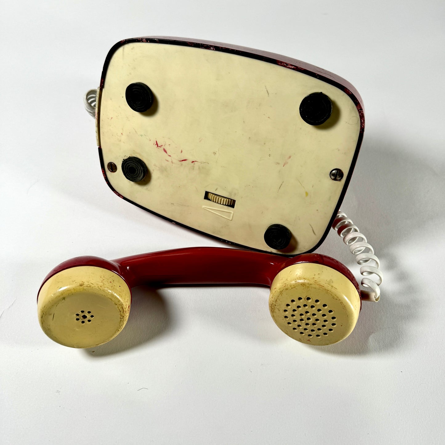 Vintage Red Rotary Dial Phone