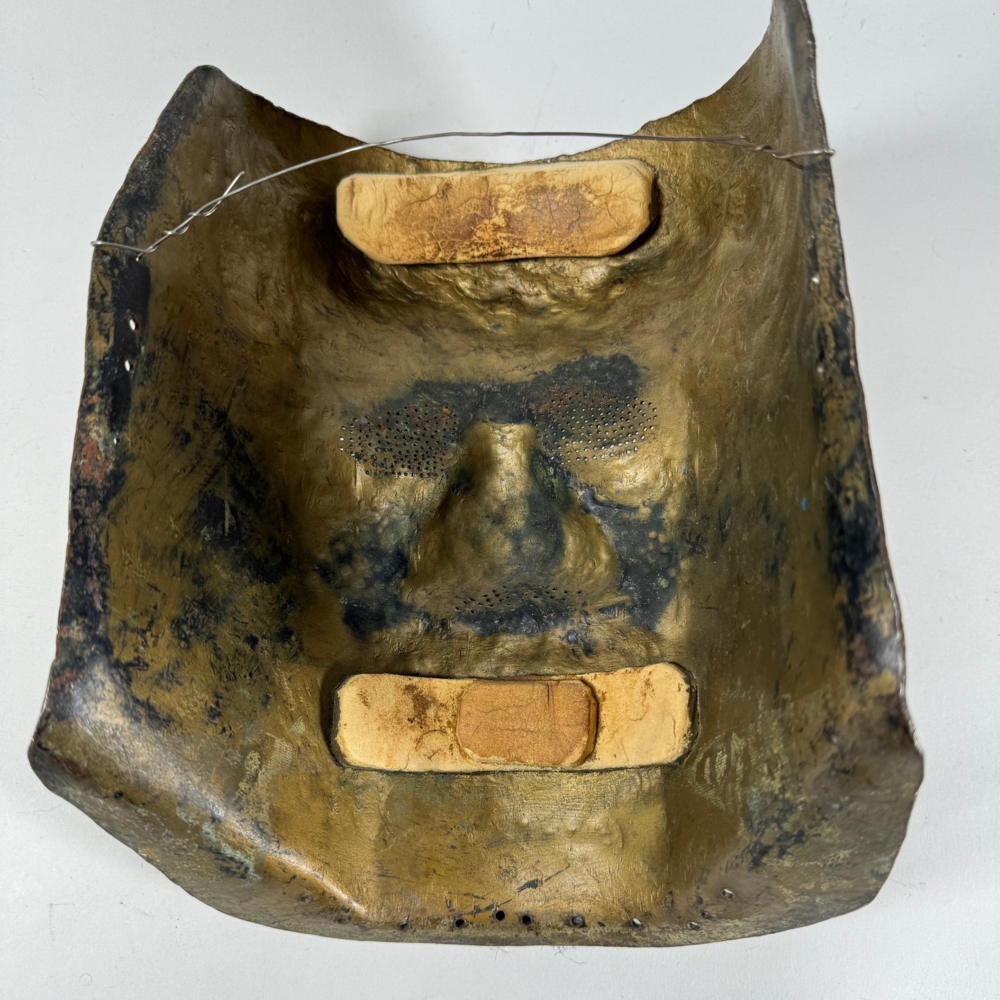 Vintage Metal Bearded Character Mask