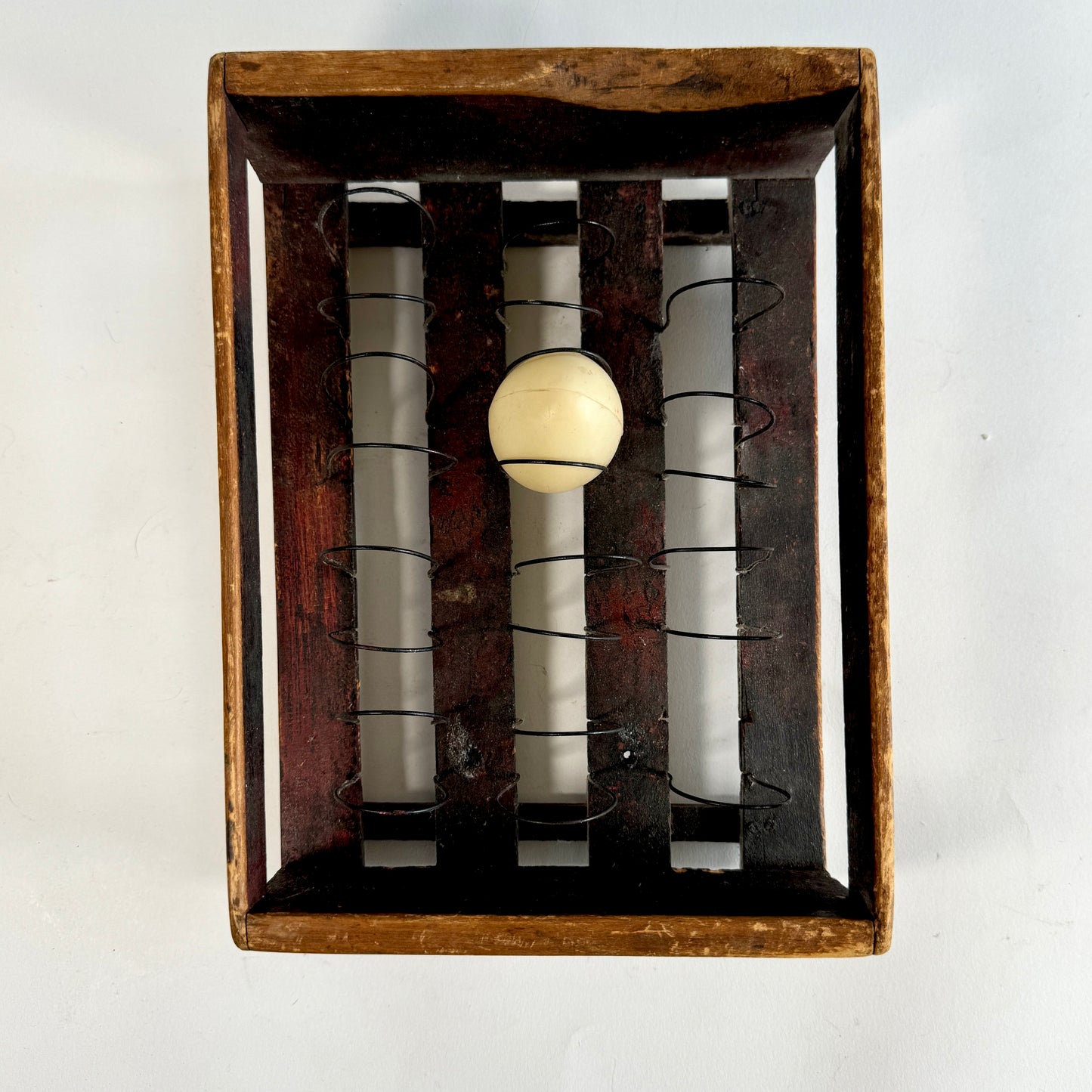 Vintage Wooden Egg Carrier