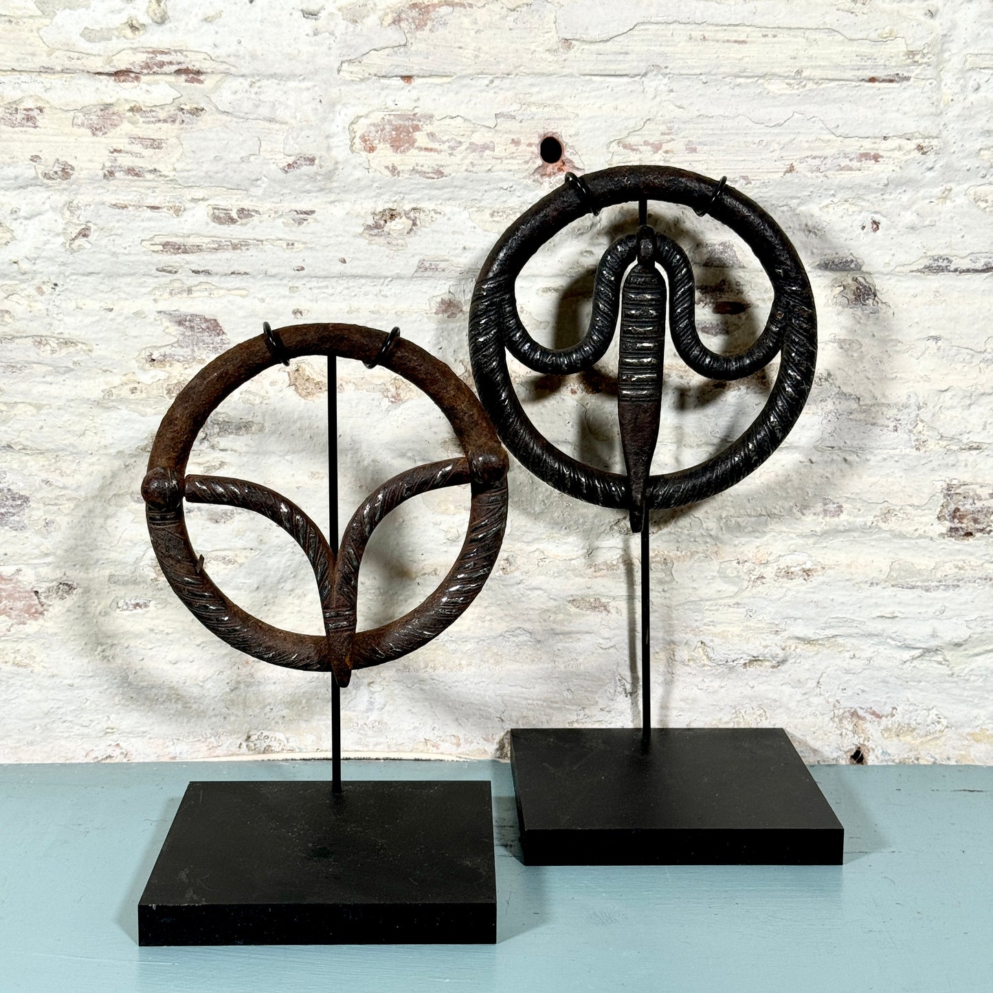 Antique Hand forged Saddle Buckles