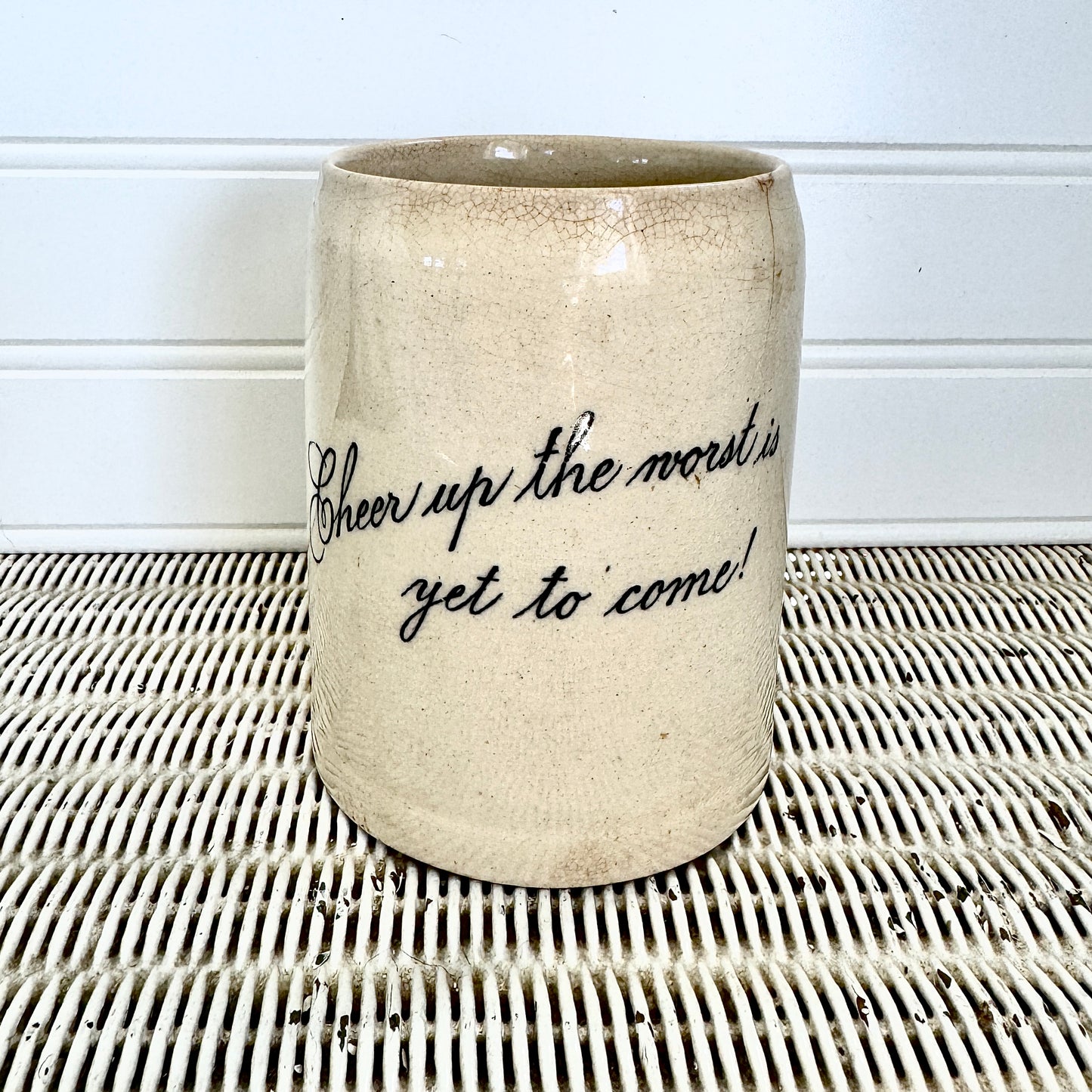 Vintage Advice Stein Mug Germany