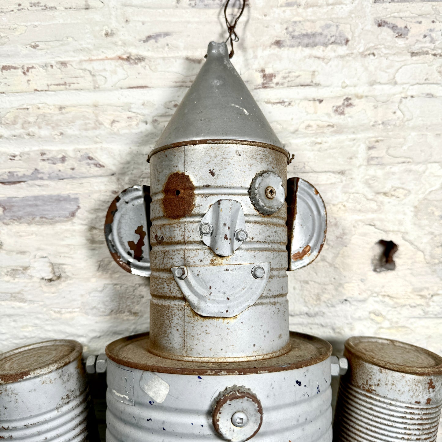 Vintage Can Tin Man Robot