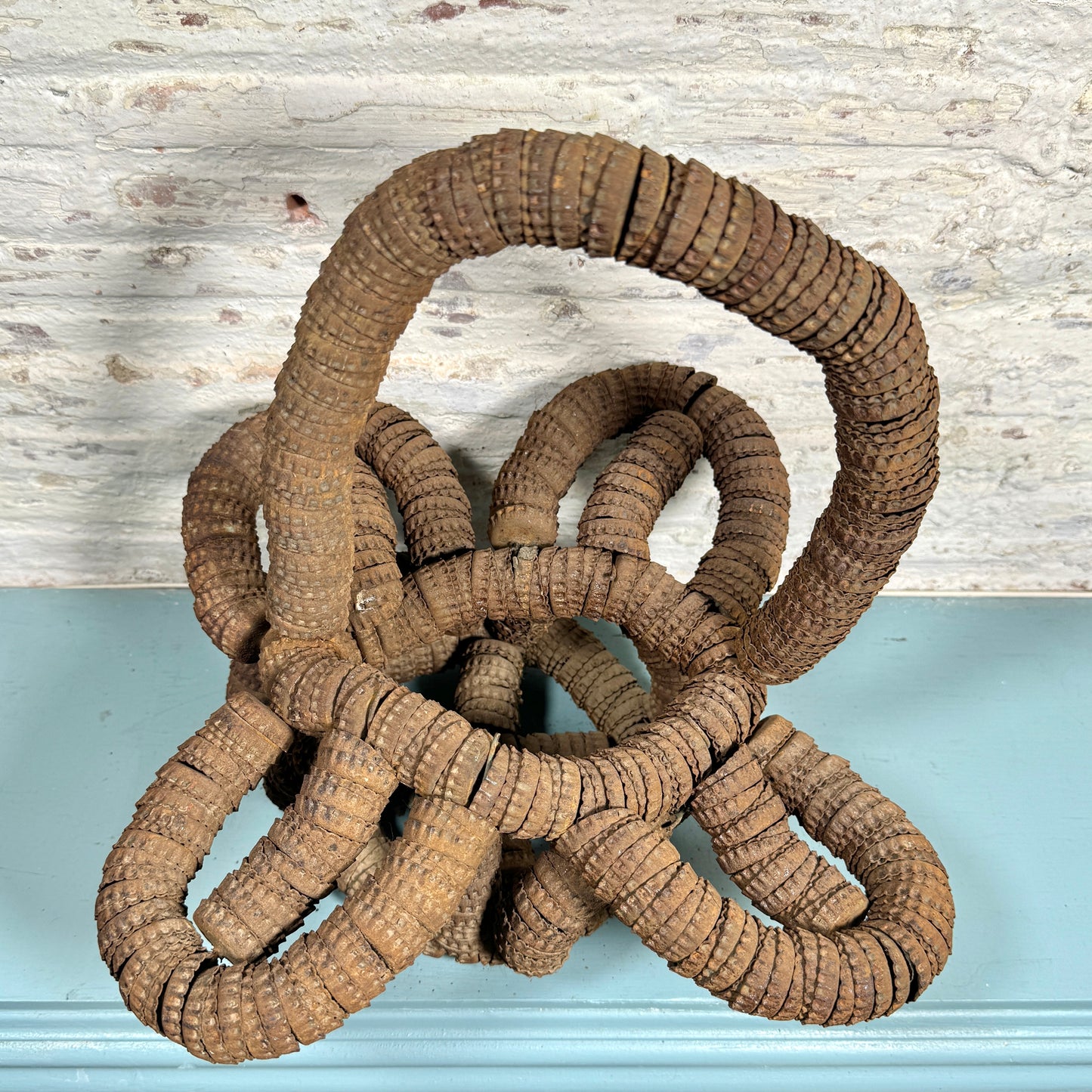 Vintage Tramp Art Bottle Cap Basket