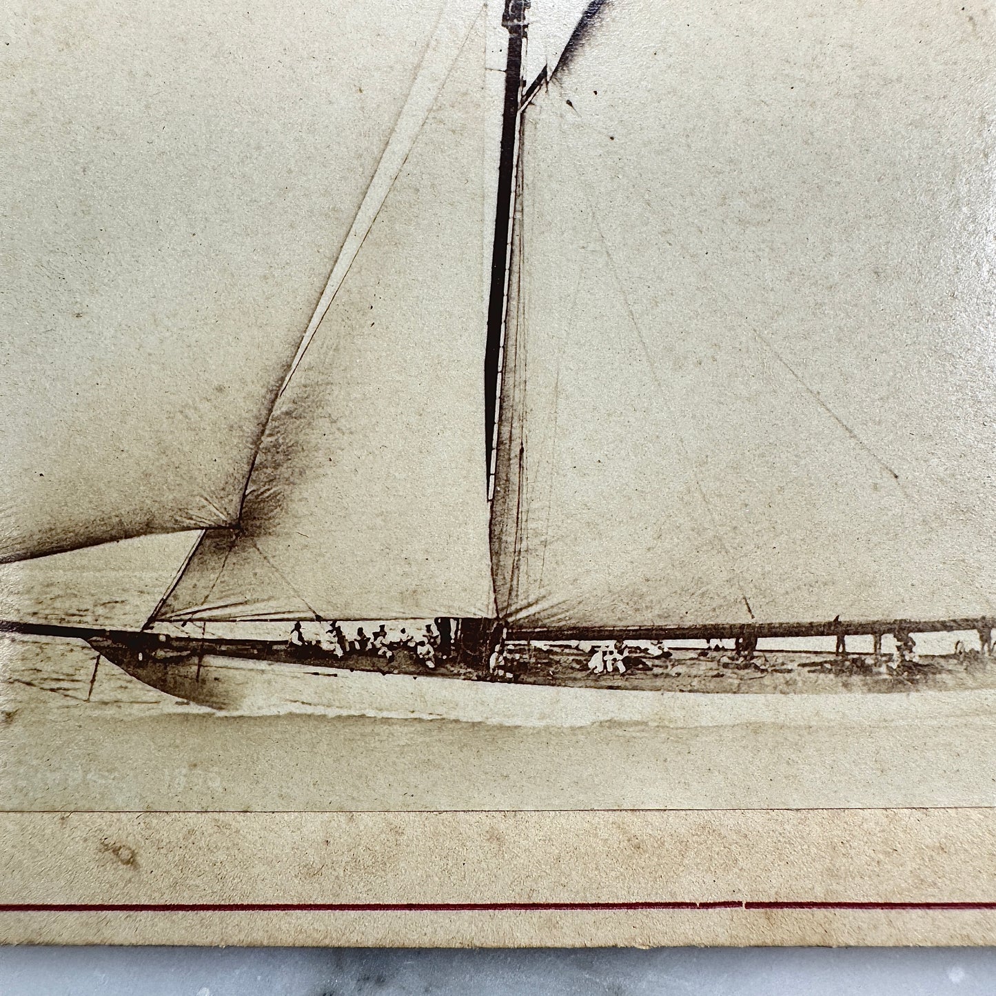 Two Vintage Sailing Photo Cards