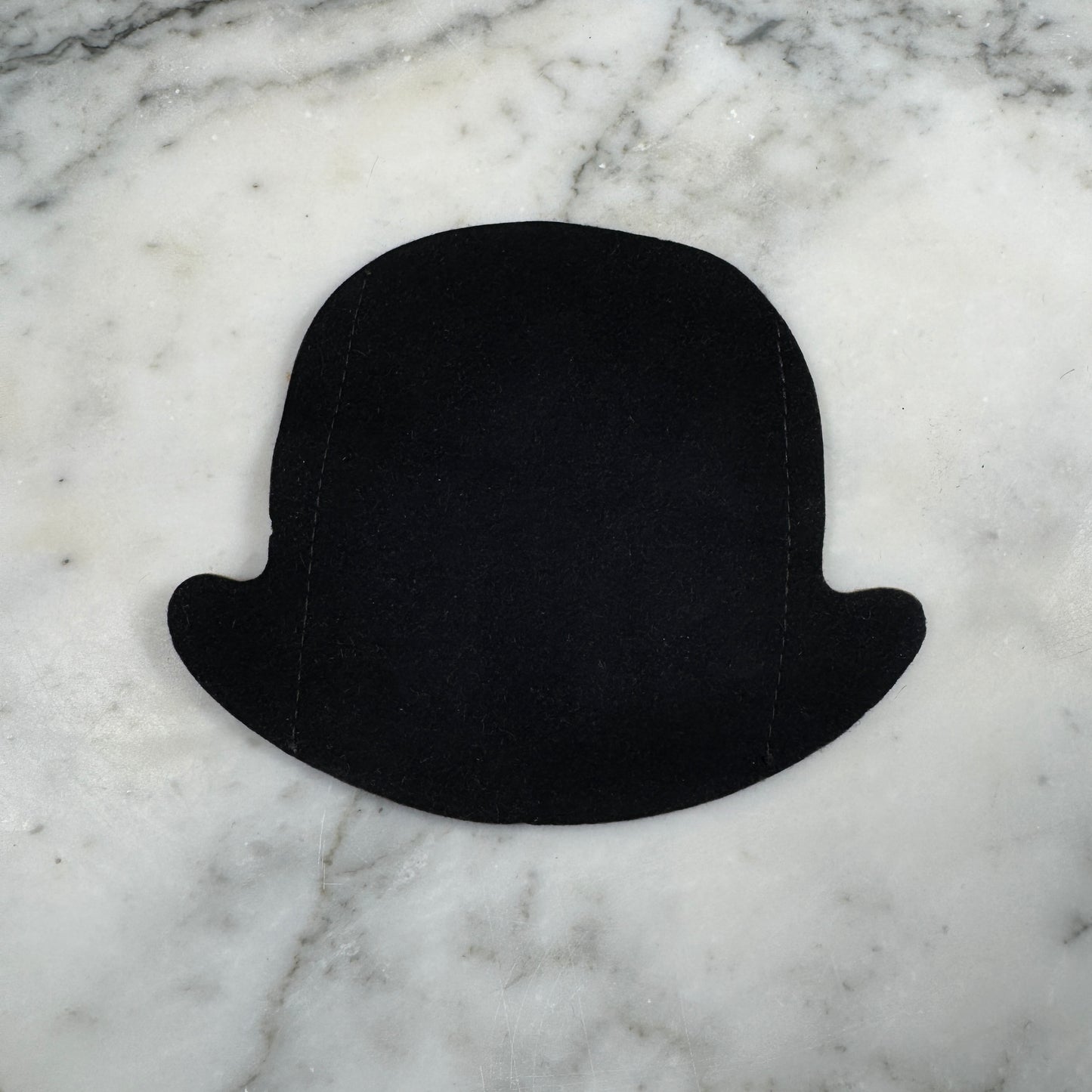 Vintage Felt Advertising Bowler Hat M. E. Weber Hat Supply