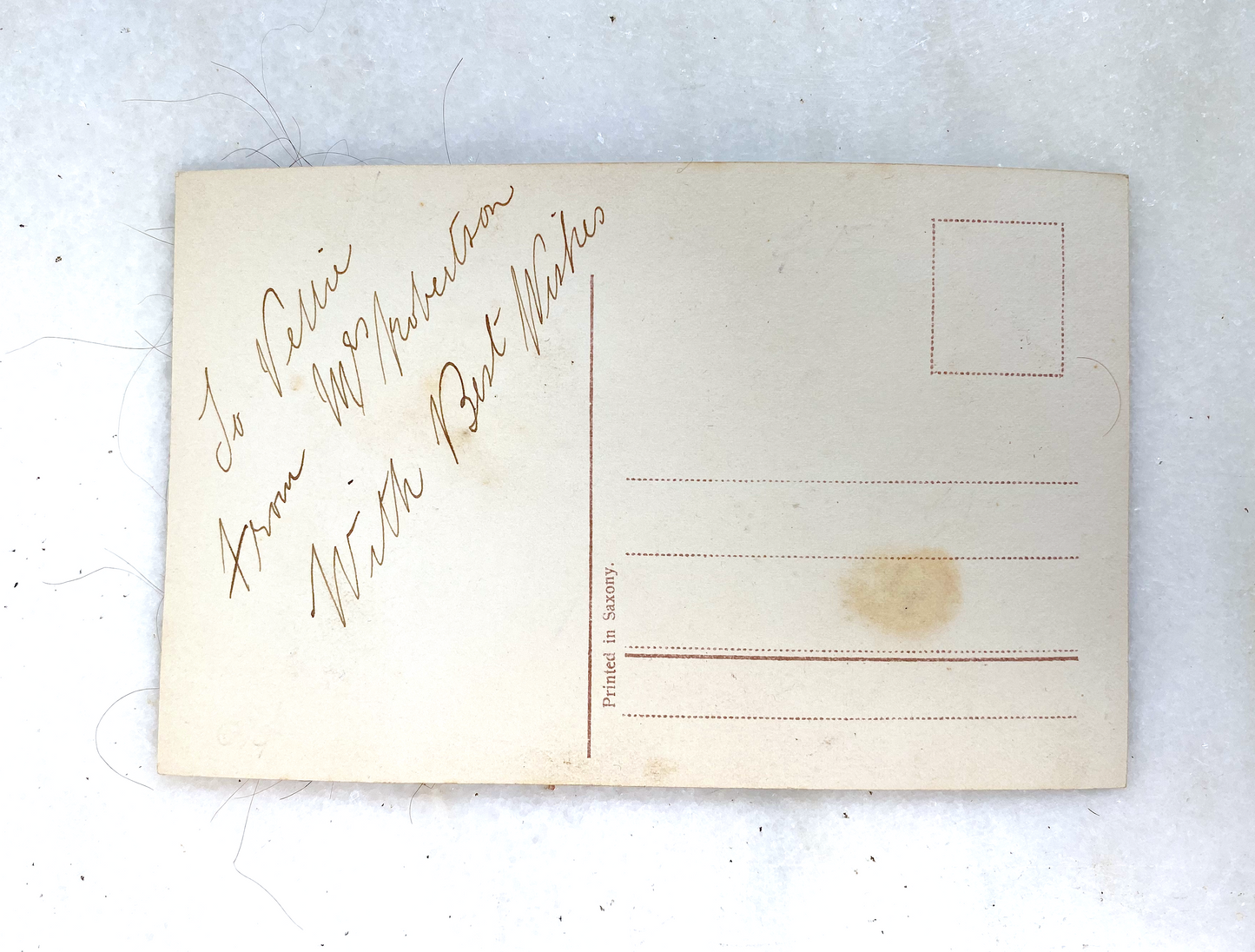 Photo Postcard Woman with Real Hair, Germany