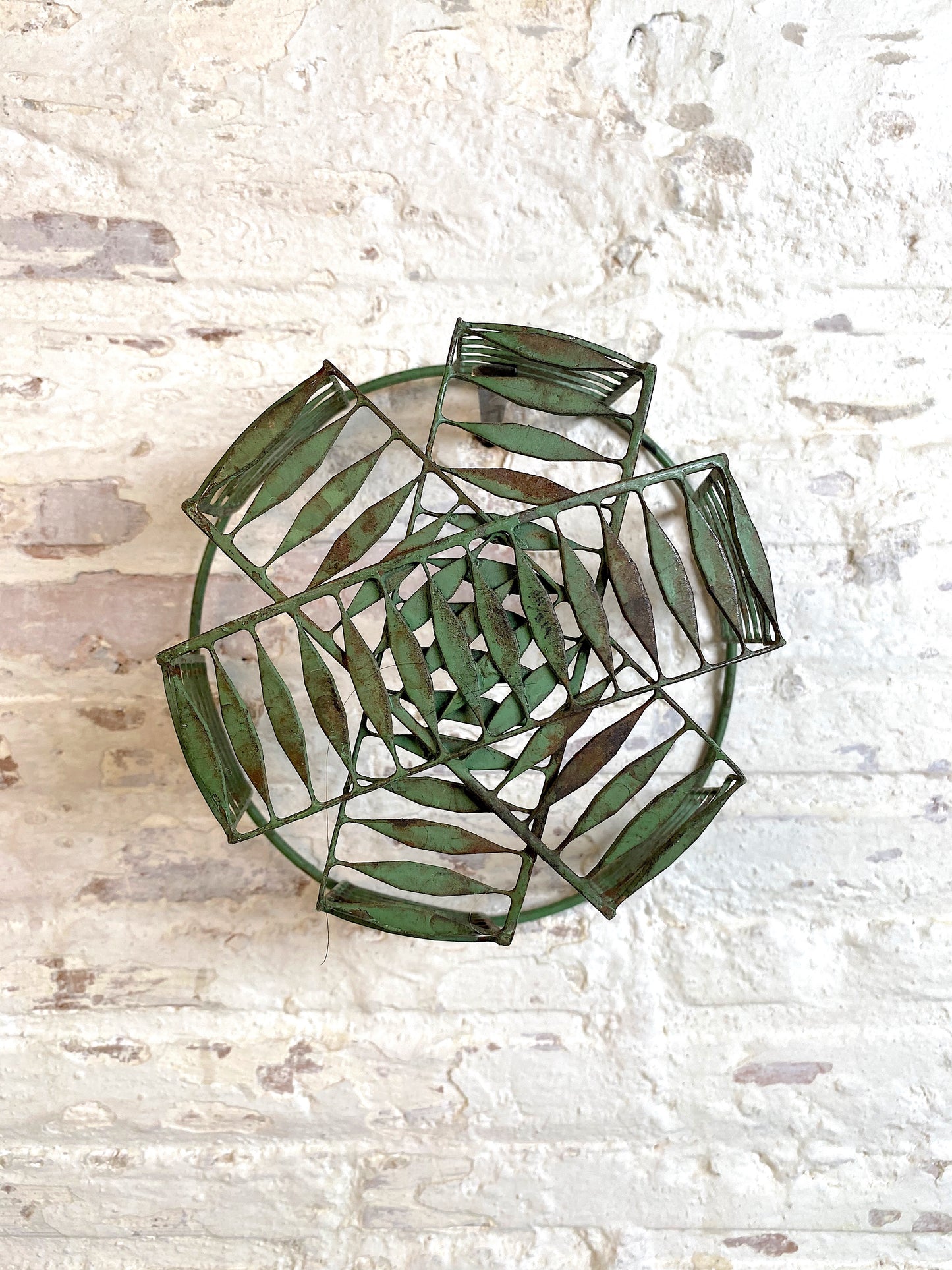 Metal Green Open Baskets