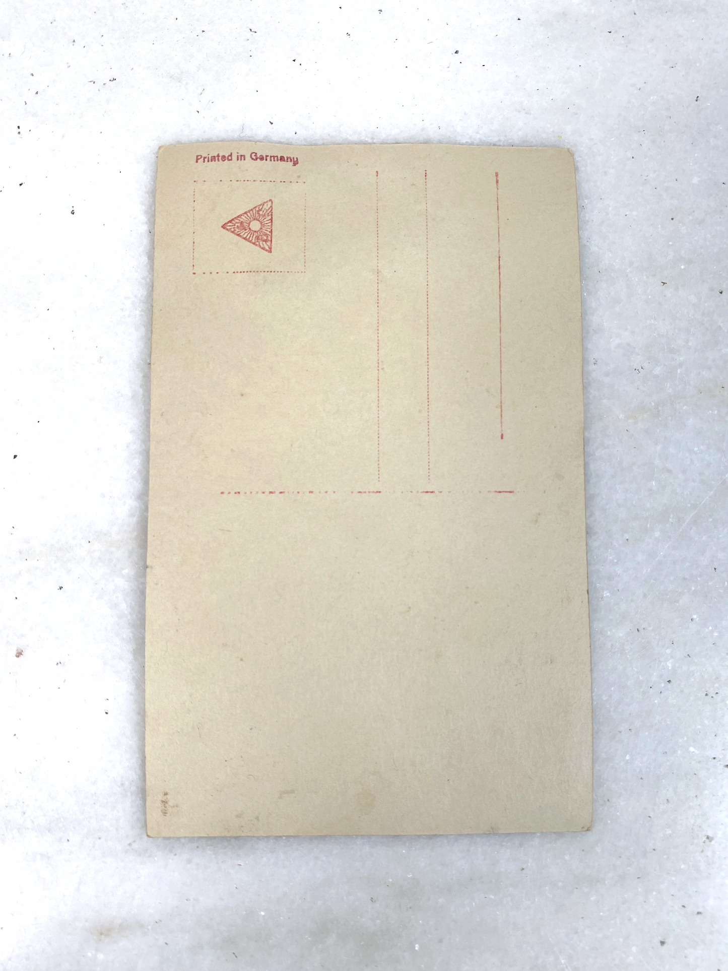 3D Tinted, German Photo Postcard with Real Hair and 3-D, Hat Flowers