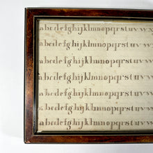 Load image into Gallery viewer, Antique Handwriting Sampler Framed
