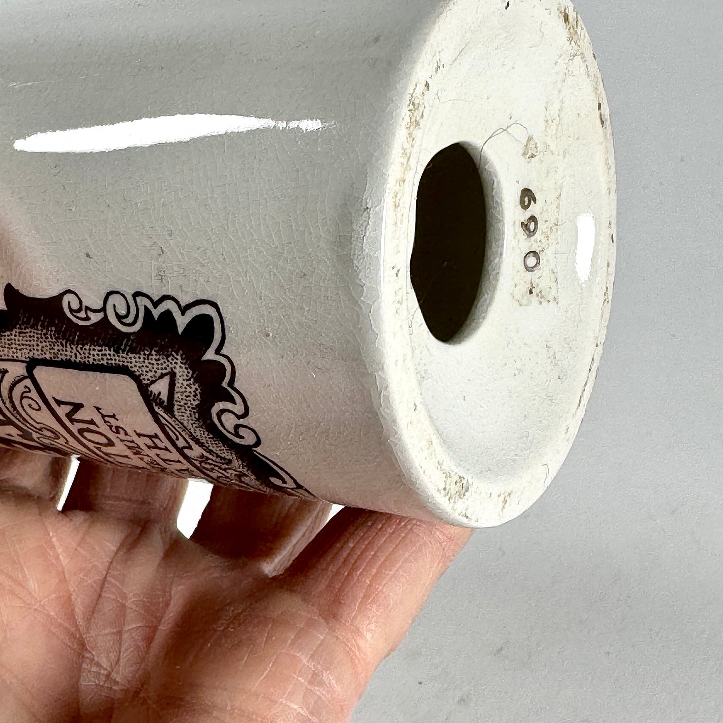 OTTO OF ROSE PORCELAIN SHAKER, Made by Portmeirion