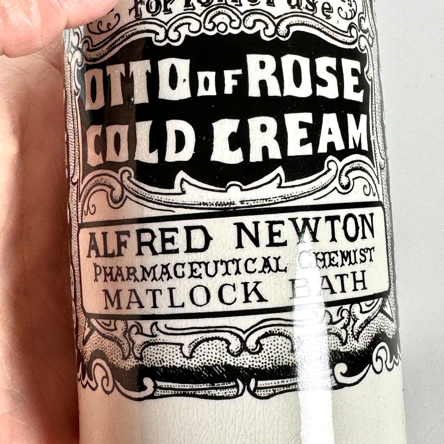 OTTO OF ROSE PORCELAIN SHAKER, Made by Portmeirion