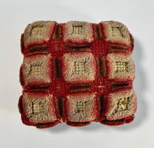 Load image into Gallery viewer, xxVintage Victorian Folk Pin Wool Cushion Mennonite
