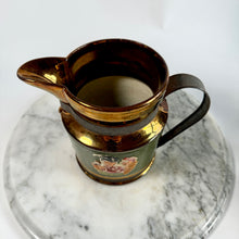 Load image into Gallery viewer, Antique Lusterware &quot;Make-Do&quot; Copper Pitcher
