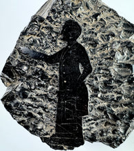 Load image into Gallery viewer, Obsidian Rock Carving Abe President Preacher
