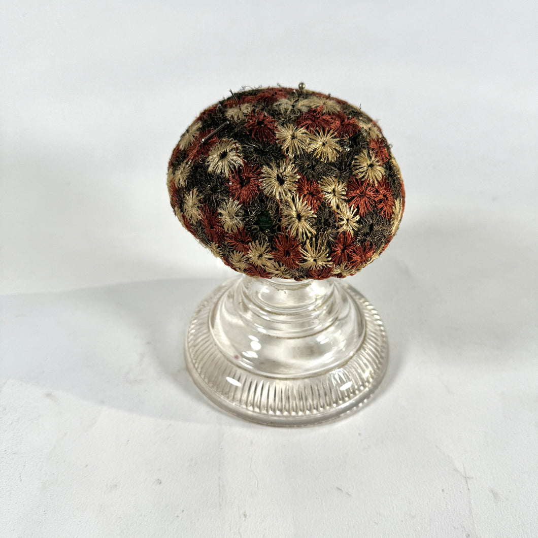 Vintage Mushroom Crochet Make-Do Pincushion