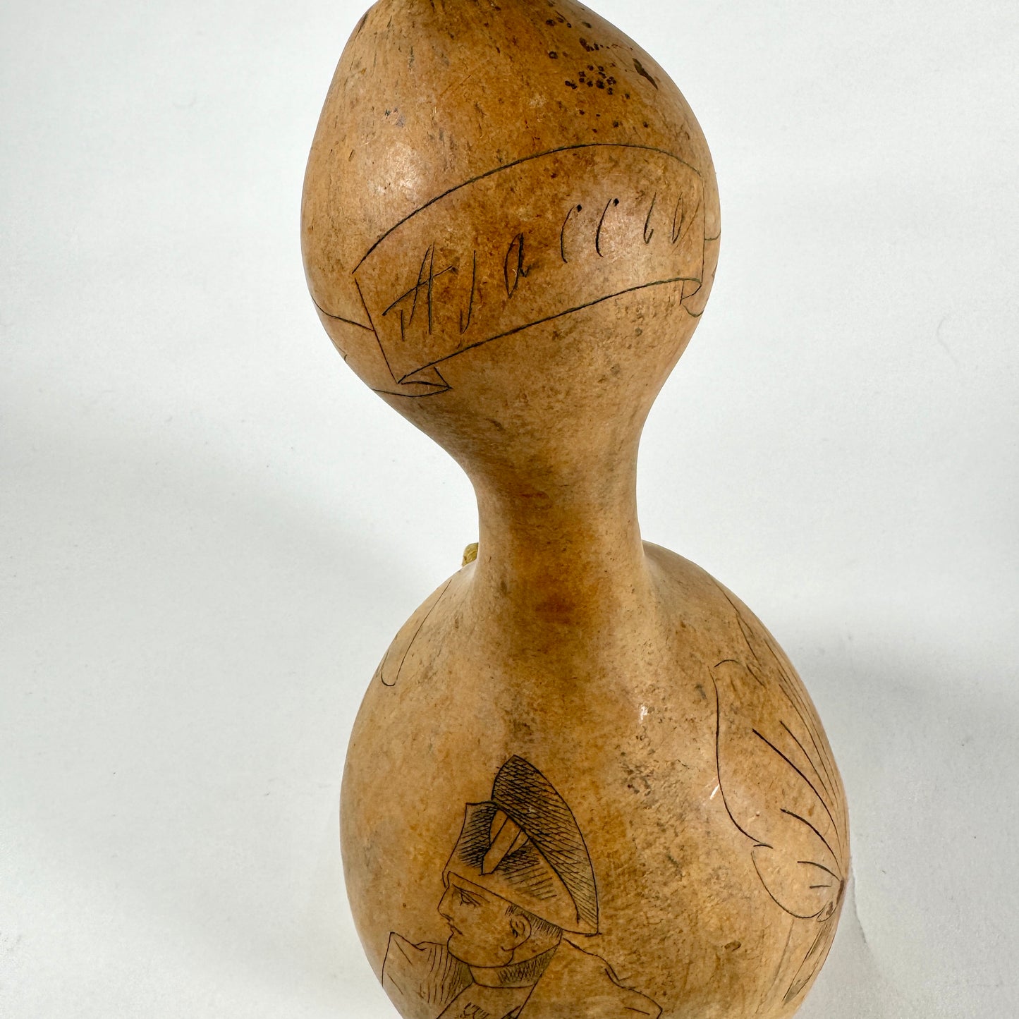 Vintage Water Gourd Napoleon Ajaccio, Corisca