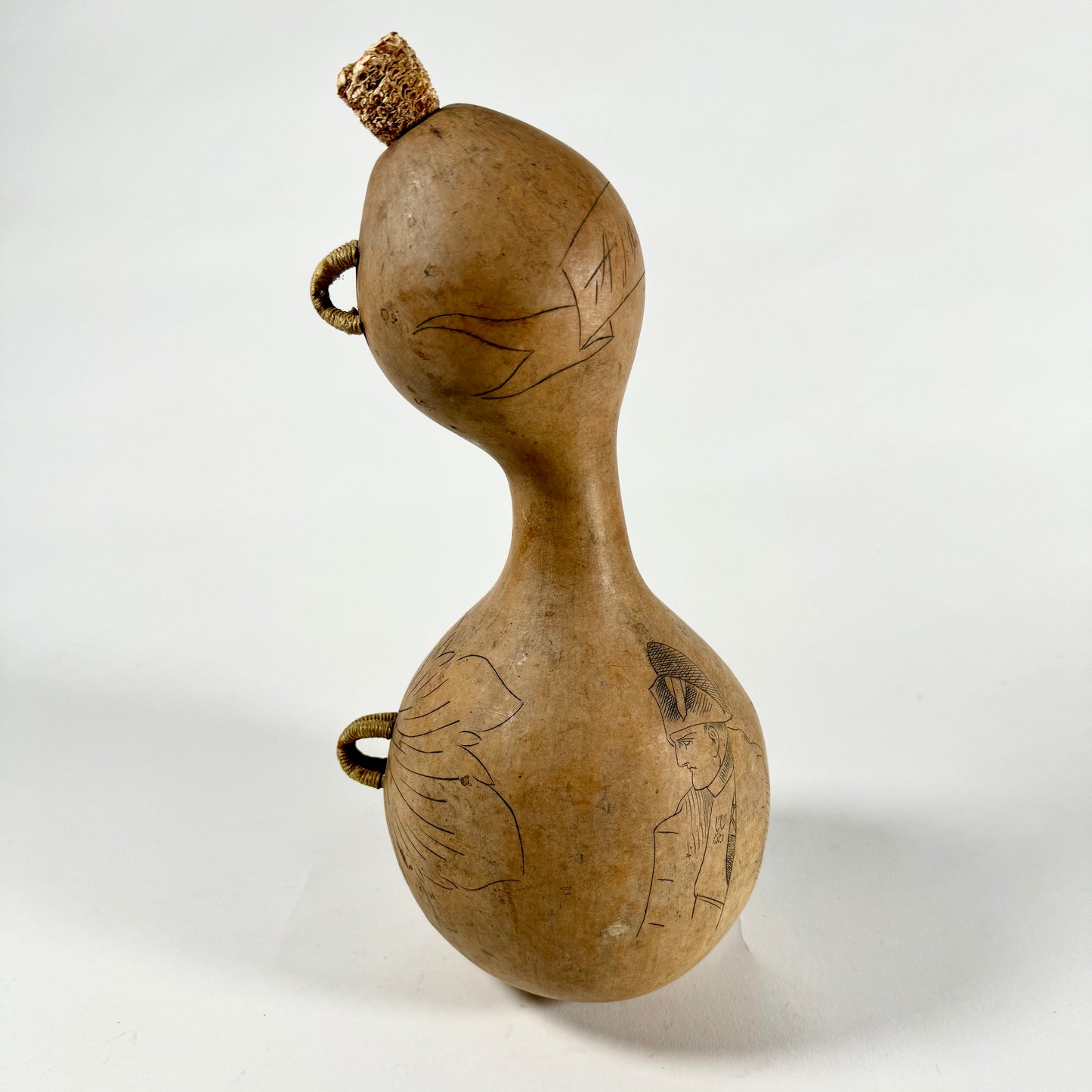 Vintage Water Gourd Napoleon Ajaccio, Corisca