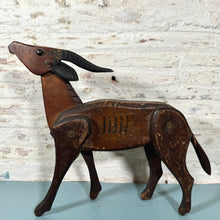 Load image into Gallery viewer, Vintage Wood Articulated Antelope
