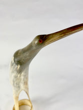 Load image into Gallery viewer, Long Legged Egret Heron Horn
