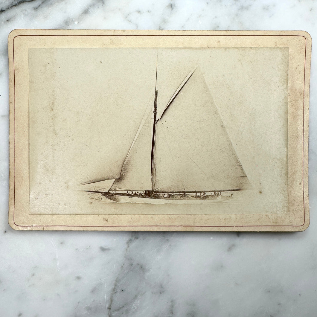 Two Vintage Sailing Photo Cards