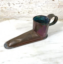 Load image into Gallery viewer, Antique Large Copper Still Boot / Still Jug Can
