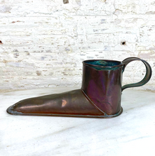 Load image into Gallery viewer, Antique Large Copper Still Boot / Still Jug Can
