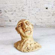 Load image into Gallery viewer, Handmade Sculpted Head with a Fine Nose, Clay
