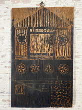 Load image into Gallery viewer, Primitive Wood Cut, Folk Art, Barn &amp; School
