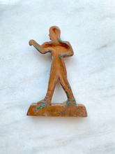 Load image into Gallery viewer, WPA Hand Carved Wood Figural Boxer Statue Folk Art
