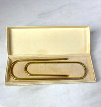 Load image into Gallery viewer, Carson Pirie Scott Large Gold Paper Clip
