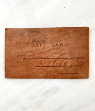 Load image into Gallery viewer, Leather Embossed Postcard, Pig Pen
