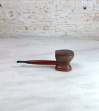 Load image into Gallery viewer, Vintage Wooden Toilet Pipe, Hinged Lid
